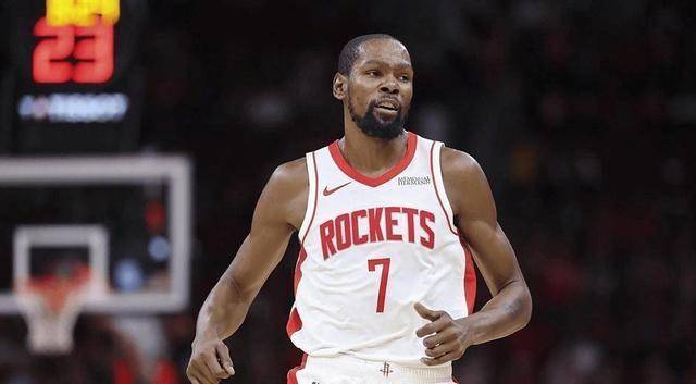 NBA最新战报:火箭140-127战胜爵士、杜兰特7连中遭到质疑!