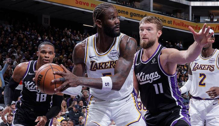 内线新援大号两双数据,湖人短板得到有效补强?