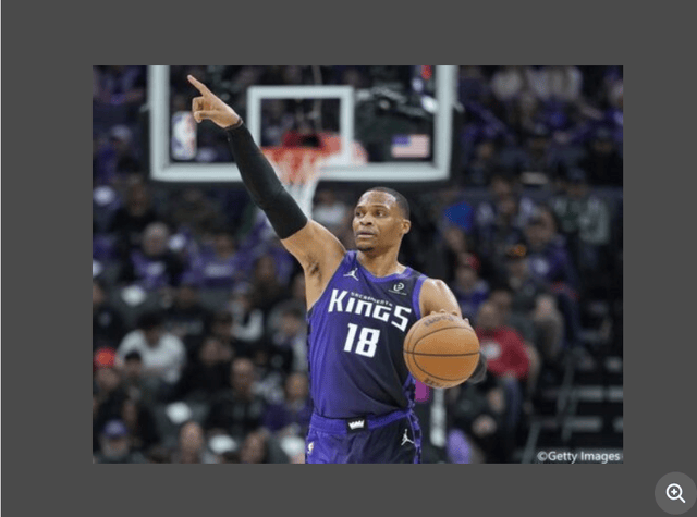 国王队拉塞尔·威斯布鲁克跻身NBA历史第五人,达成罕见数据里程碑